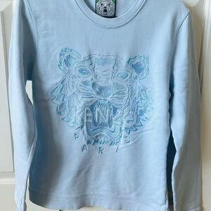 Kenzo Kids Light Blue Tiger Sweatshirt